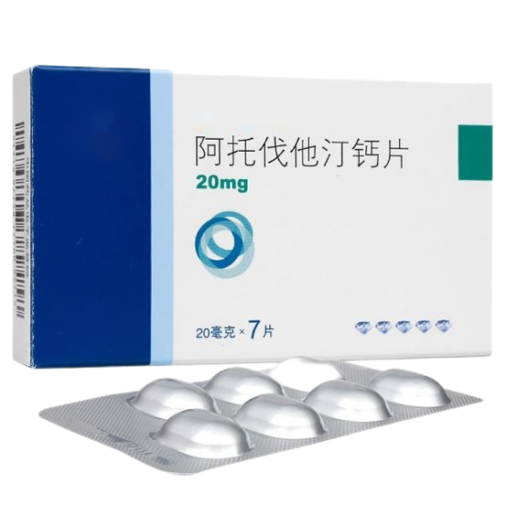 Táibléad Cailciam atorvastatin